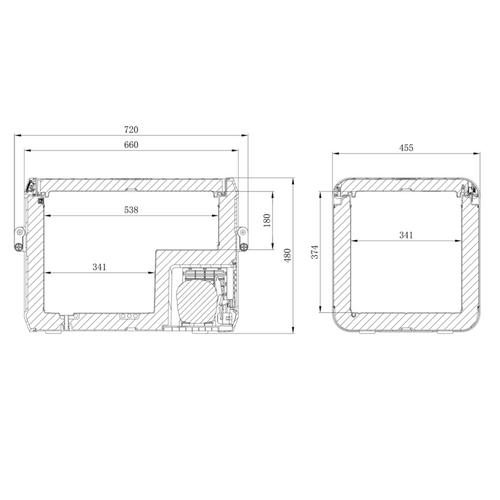 KYLBOX DOMETIC CFX3-55